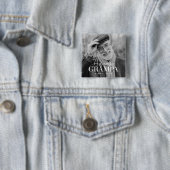 Geweldige vader sinds 20XX Eenvoudige Elegant Cust Vierkante Button 5,1 Cm (In situ)