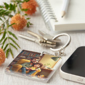 Geweldige vaderdag sleutelhanger (Voorkant Rechts)