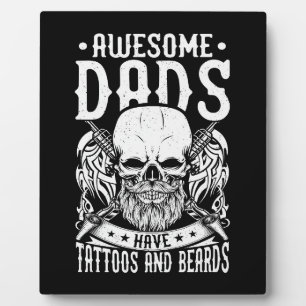 Geweldige vaders: Tattoos & baarden regel Fotoplaat