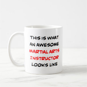 geweldige vechtkunsten-instructeur koffiemok