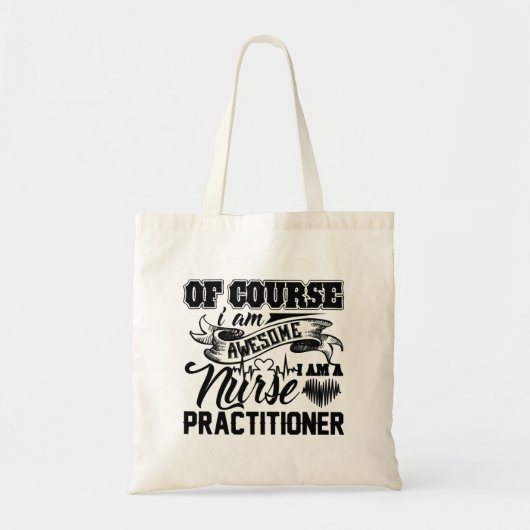 Geweldige verpleegkundige tote bag (Voorkant)
