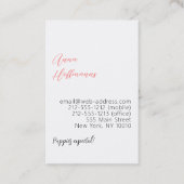 Geweldige Visitekaartjes (Achterkant)