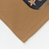 Geweldige vlag van de burgeroorlog fleece deken (Hoek)