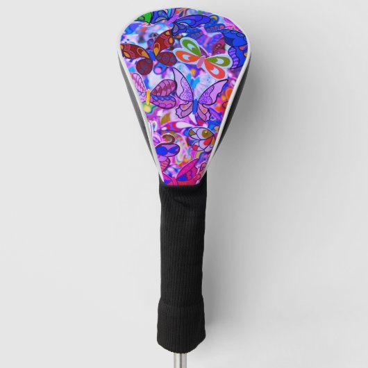 geweldige vlinders golfheadcover (Voorkant)