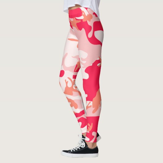 Geweldige voor het roze Camouflage-patroon van Gym Leggings (Links)