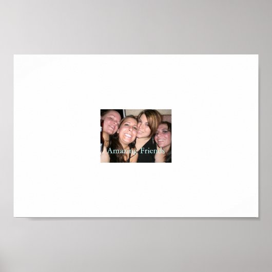 geweldige vrienden poster (Voorkant)