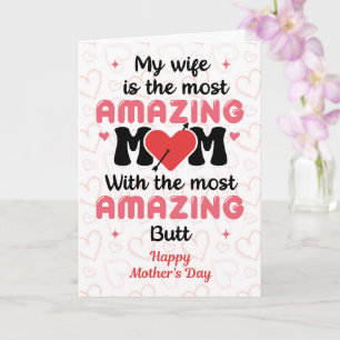 Geweldige Vrouw Geweldige Kont, Grappige Moederdag Kaart
