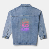 Geweldige Vrouwen Denim Jacket (Jean Jacket) (Achterkant)