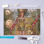 Geweldige vrouwen met steampunk tissuepapier (Craft)