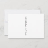 Geweldige Waterverf African Drumming Birthday Kaar (Achterkant)