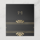 Geweldige weddenschap tussen Gatsby en deco (Buitenkant ongevouwen)