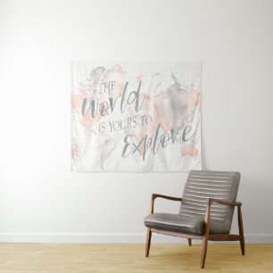 Geweldige wereld I Wandkleed