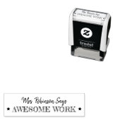 Geweldige werk | Aangepaste leraren Zelfinktende Stempel (In situ)