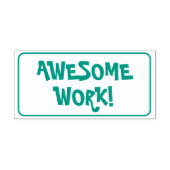 geweldige WERK! Tutor Feedback Rubber Stempel (Design)