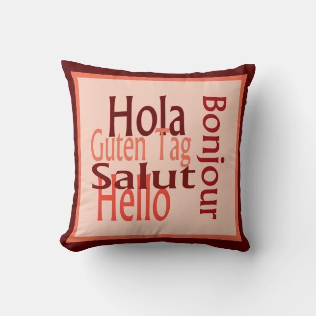 Geweldige werpkussen kussen (Voorkant)