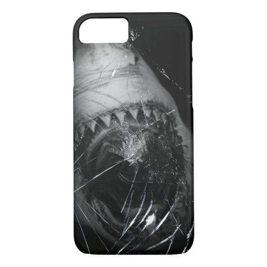 Geweldige White Shark Attack iPhone 7 cover (Achterkant)