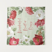 Geweldige winterdagen wandkleed (Voorkant)