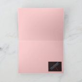 Geweldige witte haron met conch card kaart (Binnen)