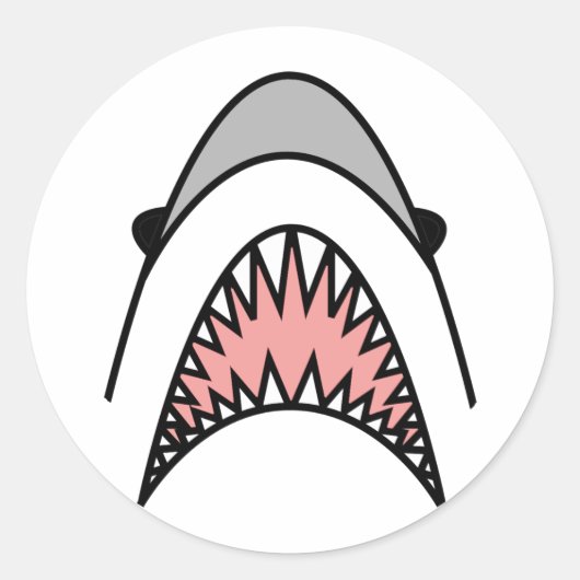 geweldige witte hype. ronde sticker (Voorkant)