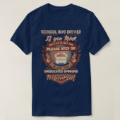 Geweldige Witty School Bus-stuurprogramma T-shirt (Design voorkant)