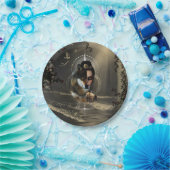 Geweldige wolf met fee papieren bordje (Feest)