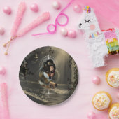 Geweldige wolf met fee papieren bordje (Feest)