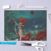 Geweldige zeemeermin tissuepapier (Craft)