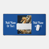 Geweldige zeepaardbureaumat bureaumat (Keyboard & Muis)