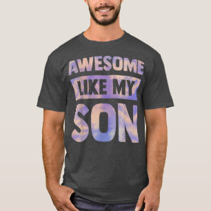 geweldige zoals mijn zoon die de familie van de va t-shirt