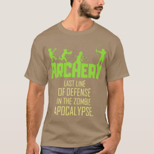 Geweldige Zombie Archery Gift Print Mannen Womens  T-shirt