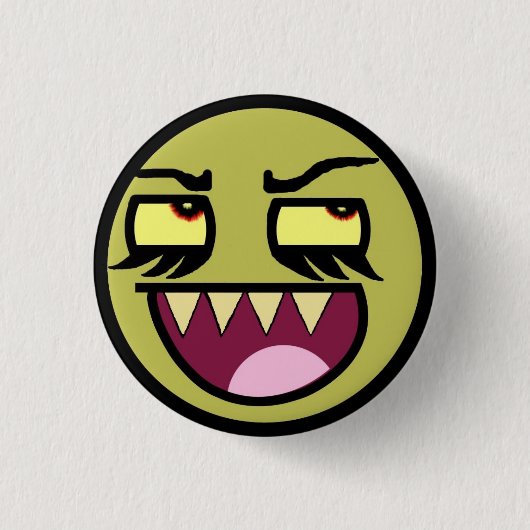 Geweldige Zombie Ronde Button 3,2 Cm (Voorkant)