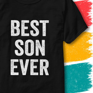 Geweldige zoon retro vintage grafisch beste zoon o t-shirt