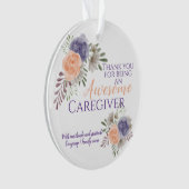 Geweldige zorgverlener Apprecial Ornament (voorkant)