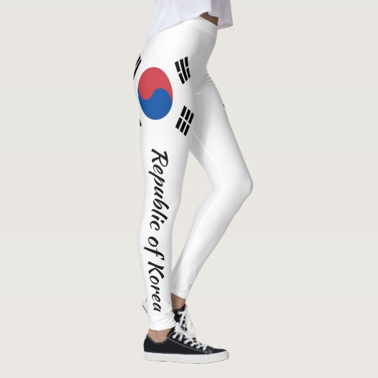 Geweldige Zuid-Koreaanse vlag Leggings (Rechts)
