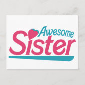 Geweldige zuster briefkaart (Voorkant)