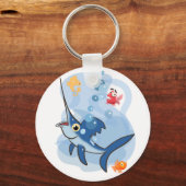 Geweldige zwaardvis sleutelhanger (Voorkant)
