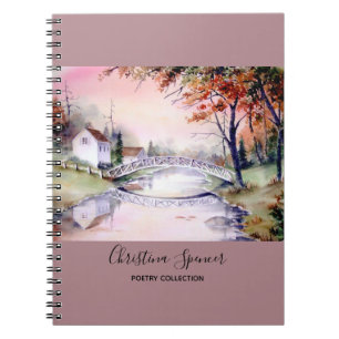 Gewelfbrug Aquarel Schilderij Notitieboek