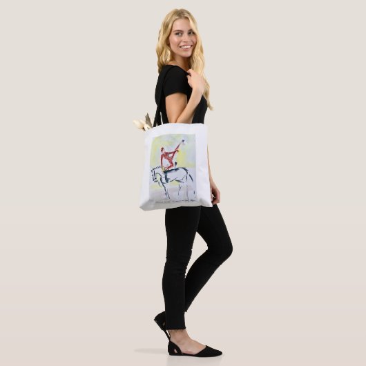 gewelfde Canvas tas (Op model)
