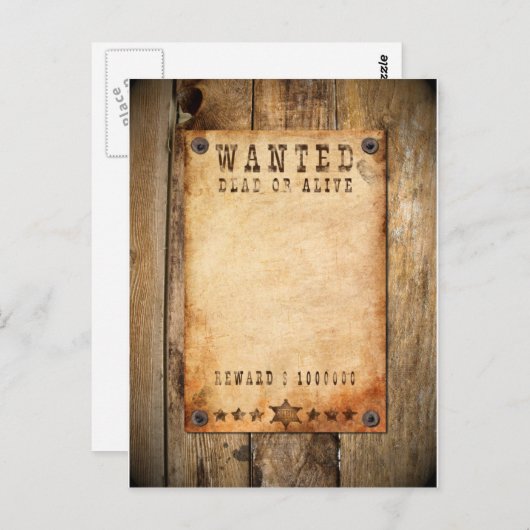 Gewenst - 01 briefkaart (Voorkant / Achterkant)