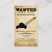 gewenst : sneeuwploeg en grasdiensten visitekaartje (Achterkant)