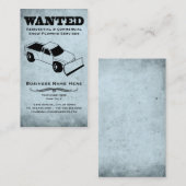 gewenst : sneeuwploeg visitekaartje (Voorkant / Achterkant)