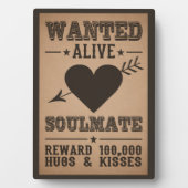 GEWENSTE LEVEN: SOULMATE plaque Fotoplaat (voorkant)