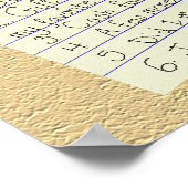 Gewenste lijst met bladzijden poster (Hoek)