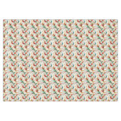 Gewervelde kerstbloemen tafelkleed (Voorkant (Horizontaal))