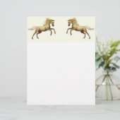 Gewervelde paarden Letterhead (Staand voorkant)