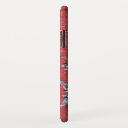 gewetherde rode verf op hout Case-Mate iPhone case (Achterkant/rechts)