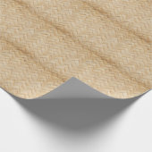 Geweven Bamboe Abstracte Textuur Achtergrond. Cadeaupapier (Hoek)