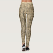 Geweven bamboe leggings (Achterkant)