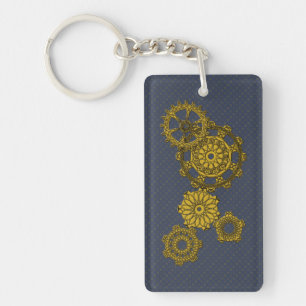Geweven Clockwork Acryl Sleutelhanger