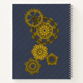 Geweven Clockwork spiraal Notitieboek (Achterkant)